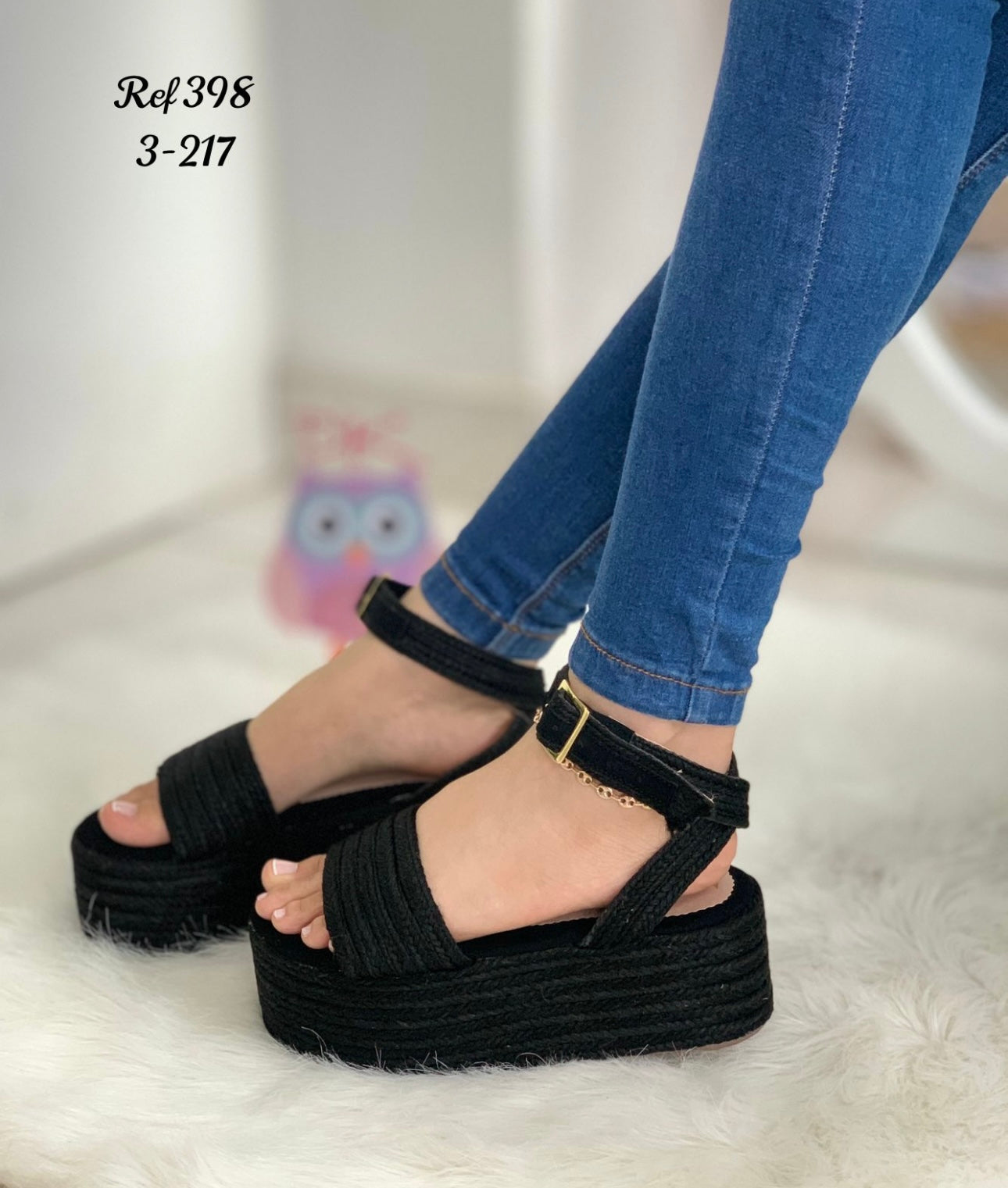 Plataforma negra Rf 389