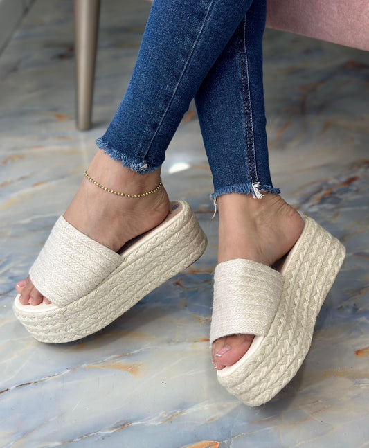 Plataforma yute blanco Rf 280